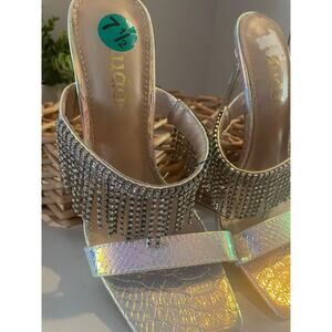 Mudd Iridescent Diamond Heels Size 7 1/2